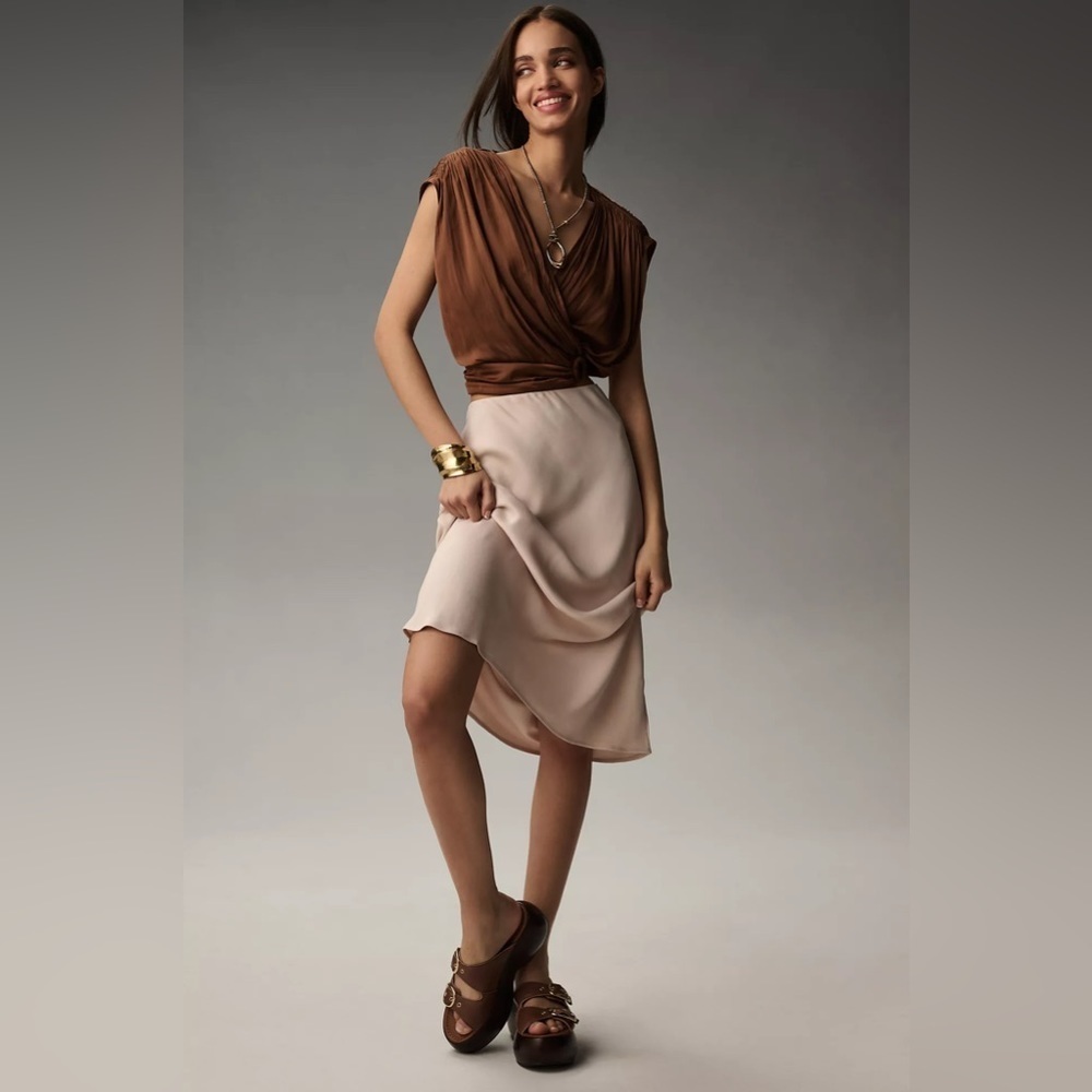NWT The Tilda Slip Skirt